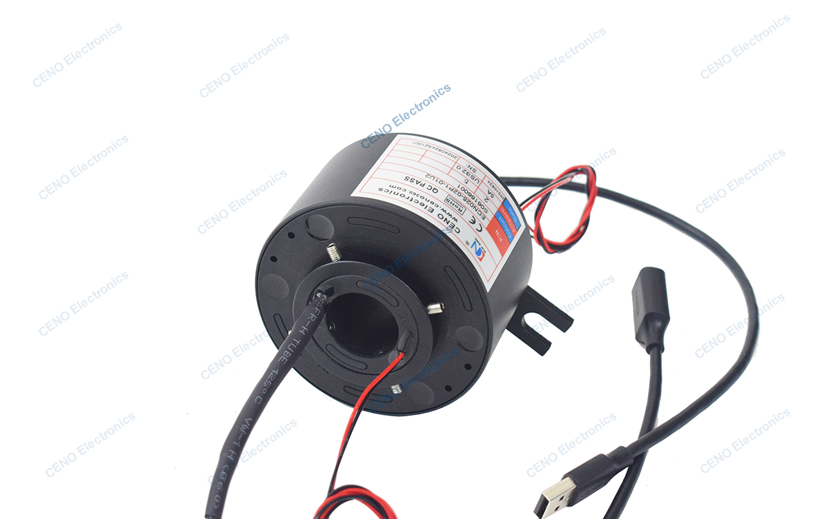 ECN025-02P1-01U2 USB 2.0 Signal Slip Ring