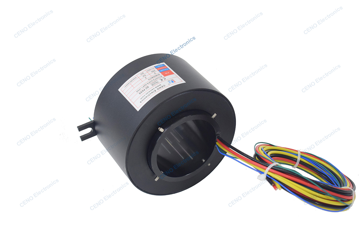 ECN072-03P4-02P1-IP65 Through Bore Slip Ring