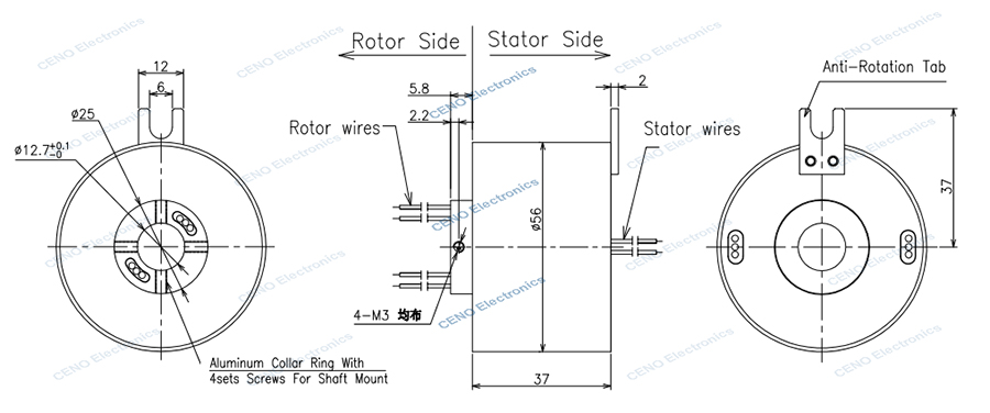 ECN012-06P2-1M  drawing