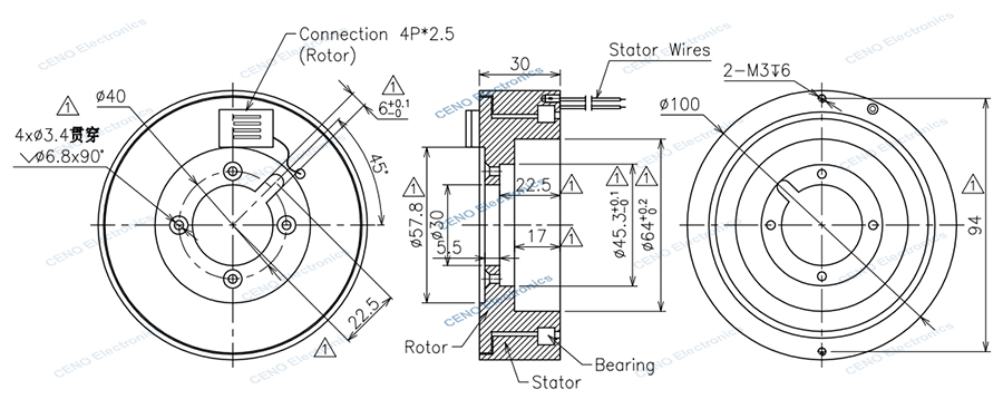 ECN045-04S-PIN   drawing