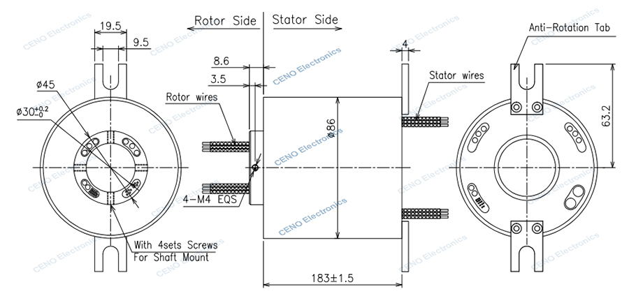 ECN030-06P4-20S-02EM drawing rev