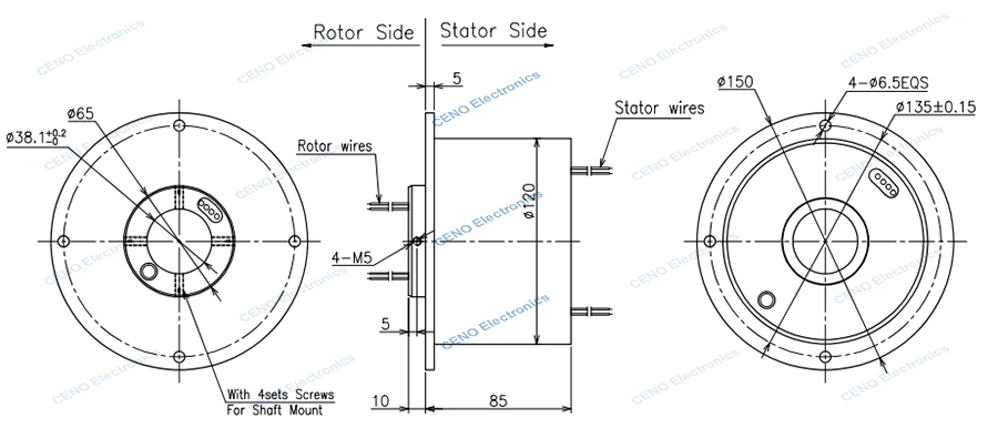 ECN038-04P4-03P1-IP67 drawing rev