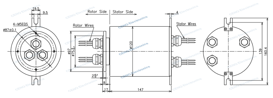 ECN000-08P4-09P2-IP65 drawing rev