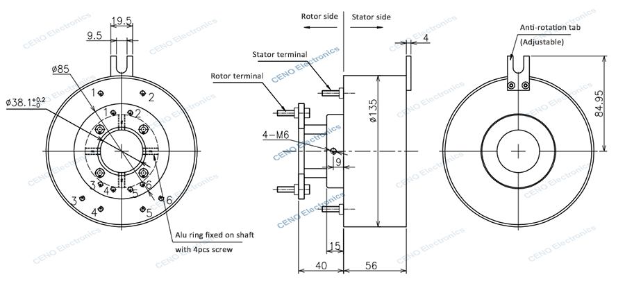 ECN038-02P5-04S drawing rev