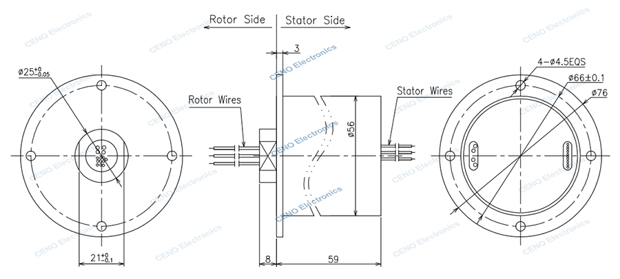 ECN000-04P2-10S-IP51 drawing rev