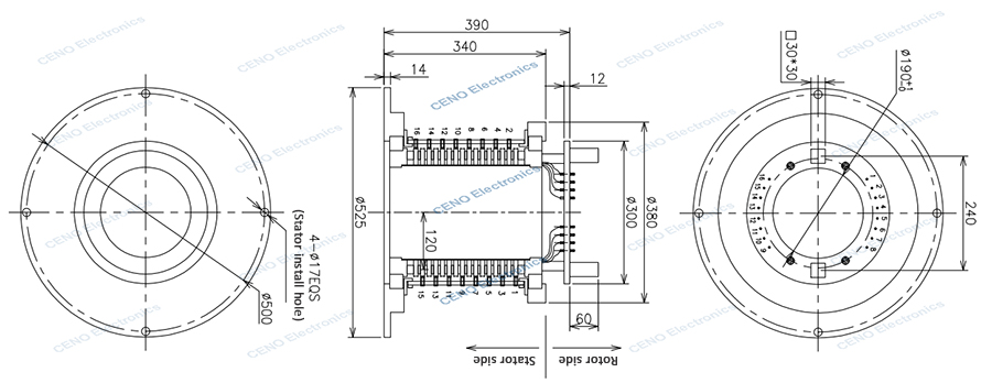 BHCN-C-190-16P2 drawing rev