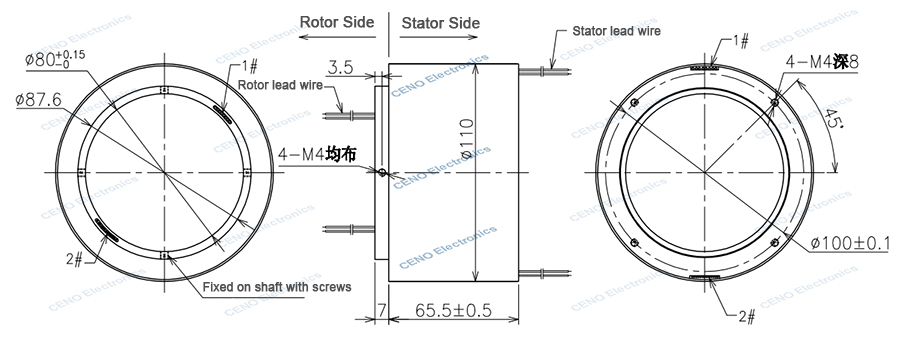 ECN080-04P2-13S-A drawing rev