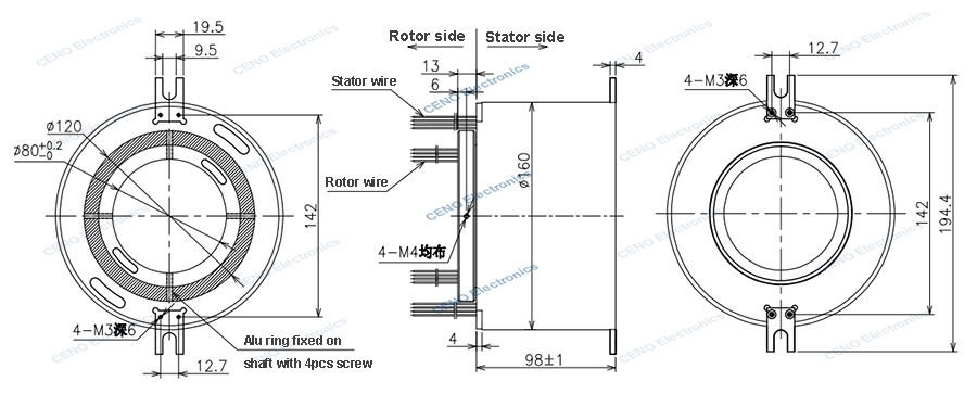 ECN080-12P5 drawing rev