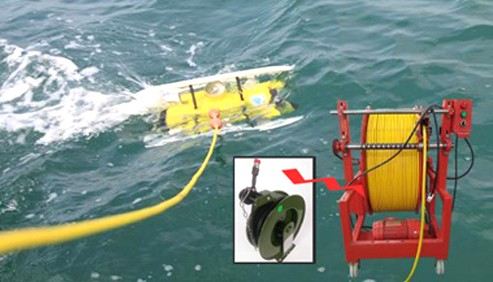 CENO cable reel used in Marine